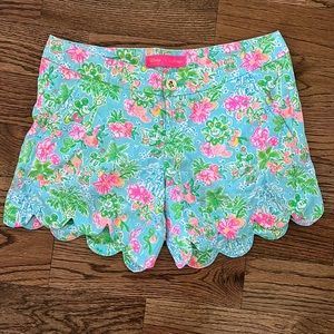 Lilly Pulitzer x Disney buttercup shorts
